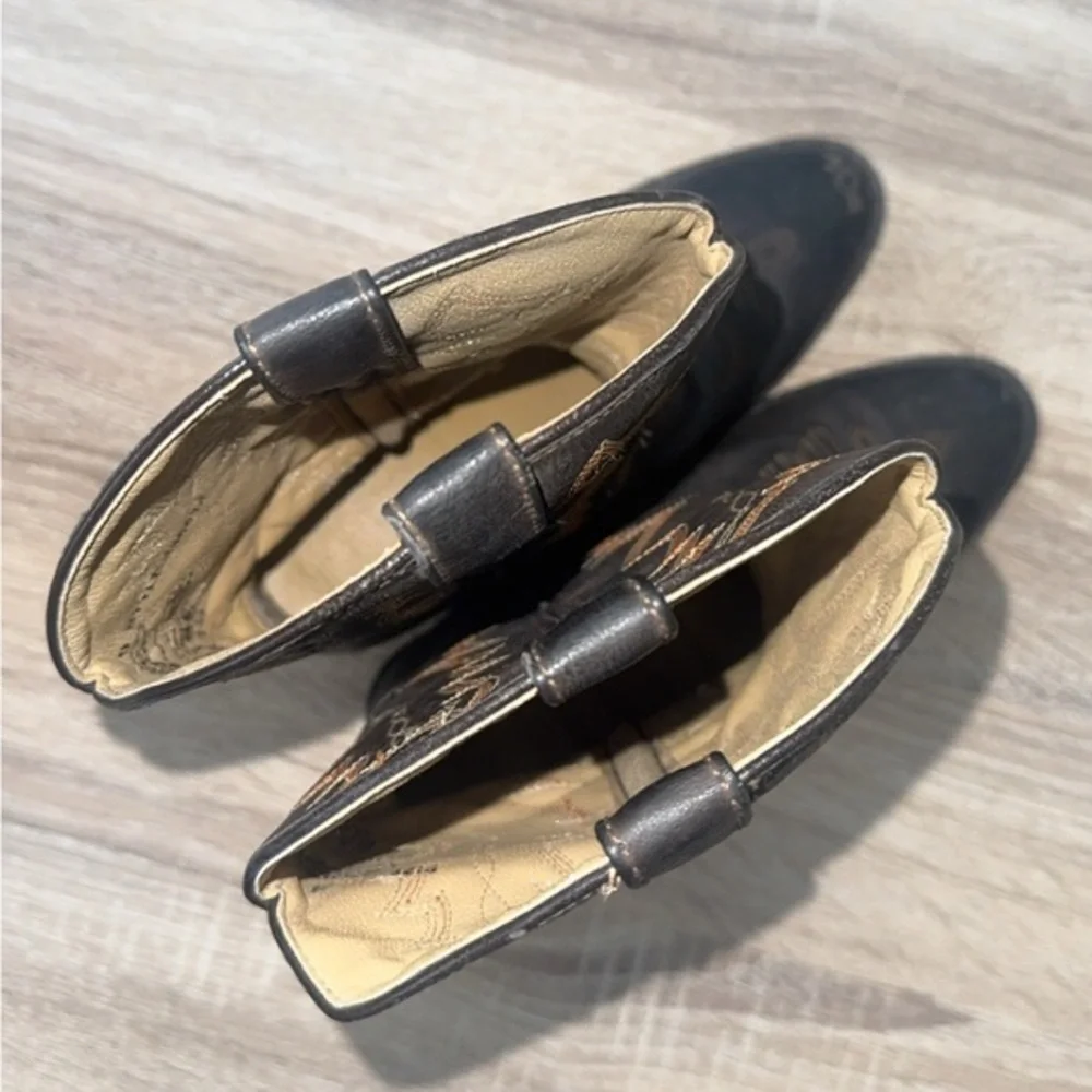 Rodeo Ropers‎ Kids Unisex Brown Western Boots Size 3